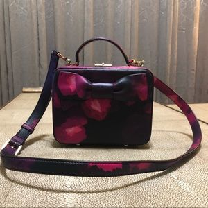 Kate Spade Madison Ave flowered satchel